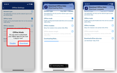 Support Worker App Offline Mode on the Alayacare mobile app